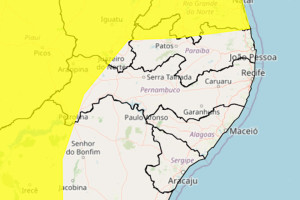 Previs&atilde;o do Inmet para Pernambuco neste domingo (15)