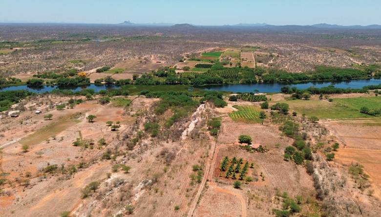 Área de projeto de mineração em Floresta/Foto: CPRH/Núcleo de Comunicação Social