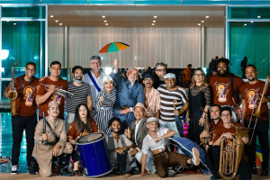 Sess&atilde;o de "O Agente Secreto" no Pal&aacute;cio da Alvorada