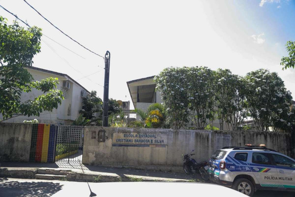 Escola de Referência em Ensino Fundamental (Eref) Cristiano Barbosa e Silva, em Barreiros (Foto: Rafael Vieira/DP Foto)