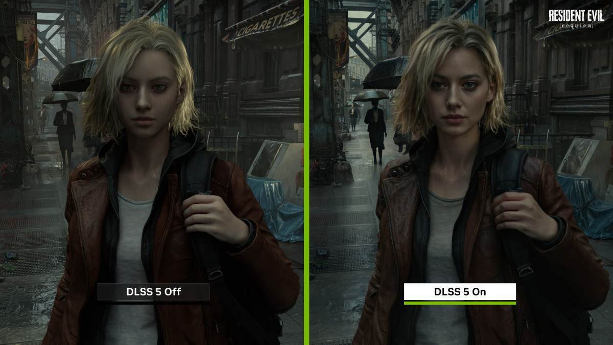Aplicação do DLSS 5 em Resident Evil Requiem/Divulgação/NVidia