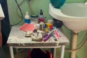 Materiais usados por falsos dentistas em Carpina