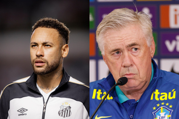 Fora da Sele&ccedil;&atilde;o, Neymar desabafa e tem 'vestibular' de 16 jogos no Santos para convencer Ancelotti. 