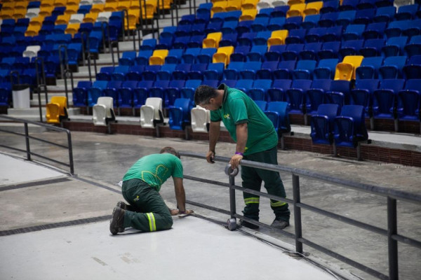 Ginásio Geraldão, no Recife (Marina Torres / DP Foto)