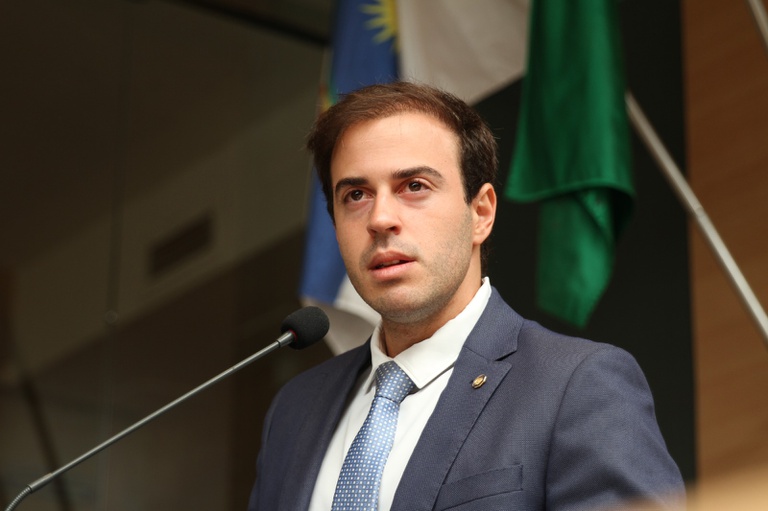 O vereador Gilson Machado Filho./Foto: Carlos Lima/Câmara Municipal do Recife