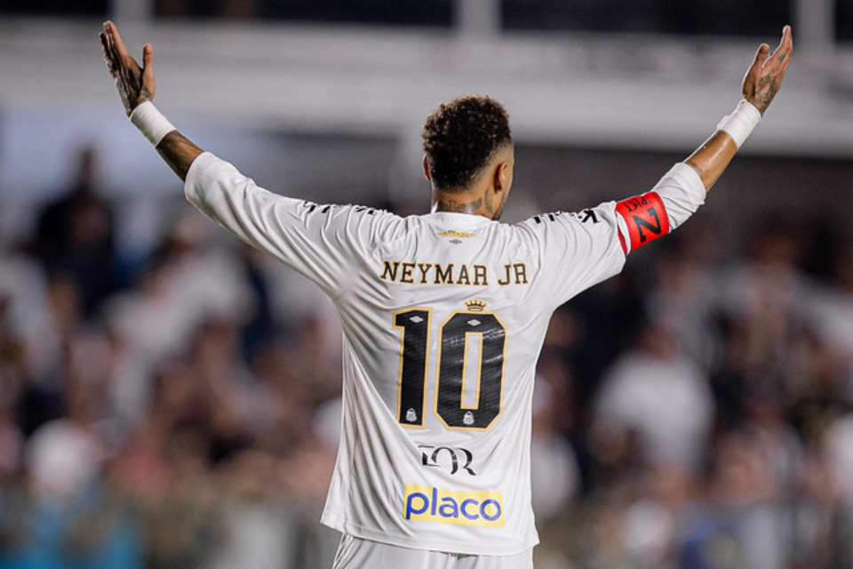 Neymar, camisa 10 do Santos/ Raul Baretta/ Santos