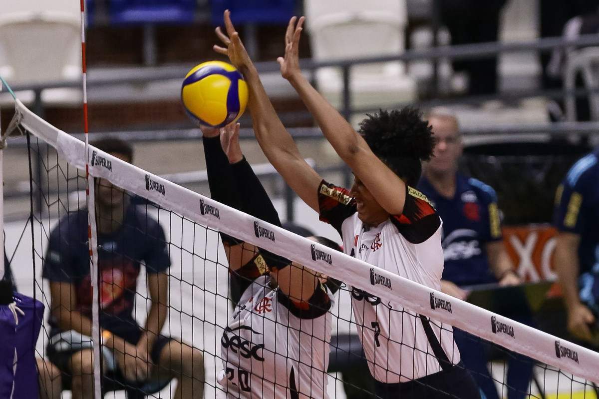 Flamengo e Sorocaba jogaram no Geraldão pela Superliga (Rafael Vieira/DP)