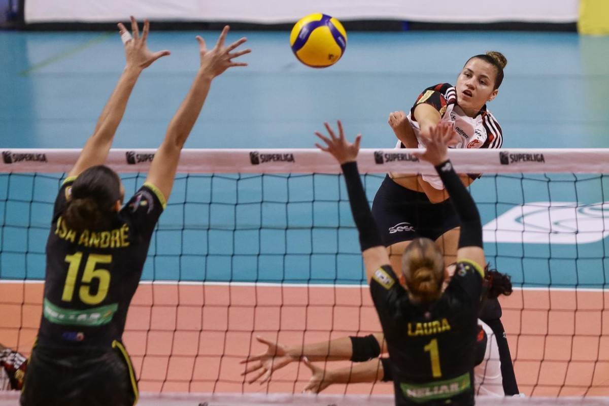 Flamengo e Sorocaba jogaram no Geraldão pela Superliga (Rafael Vieira/DP)