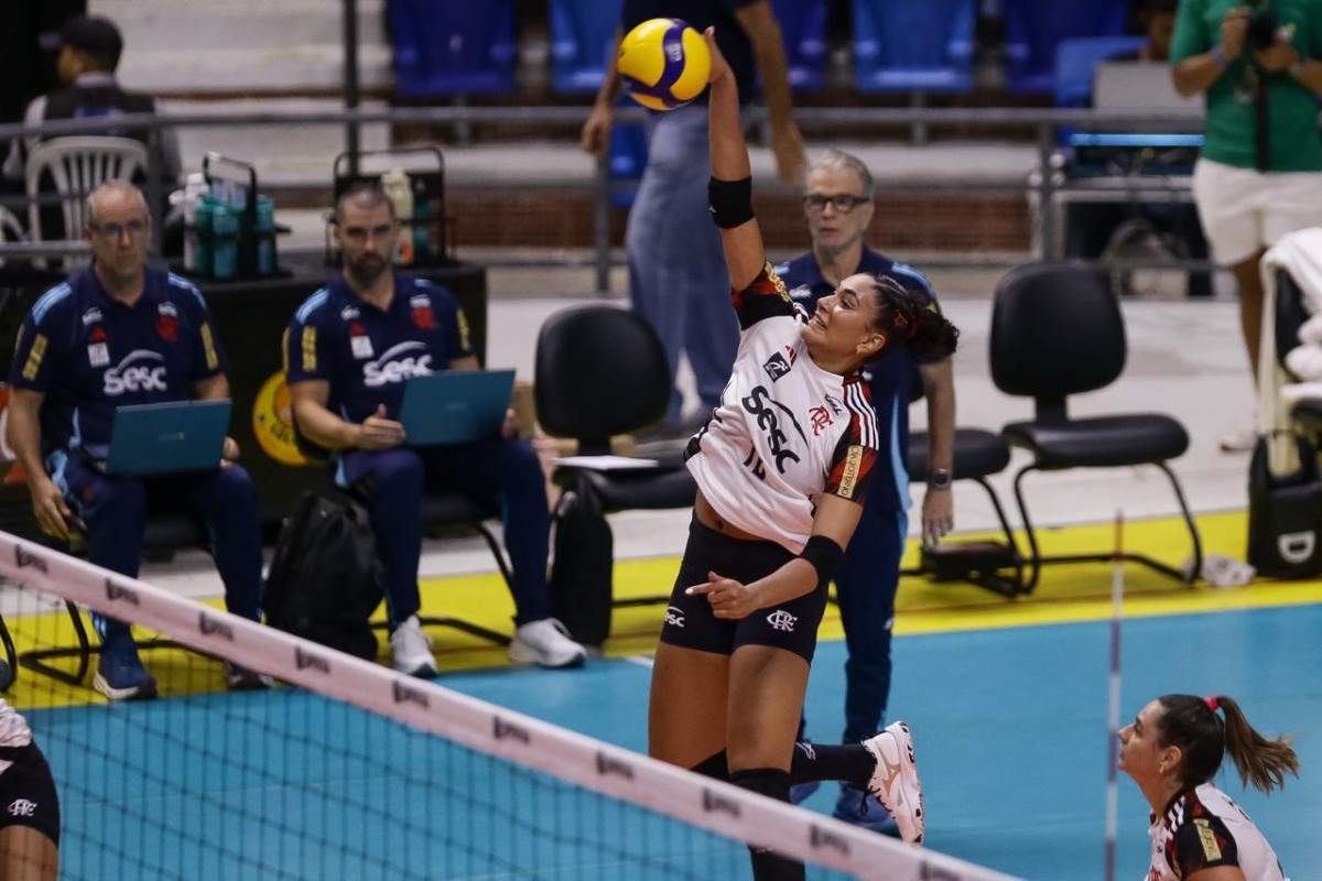 Flamengo e Sorocaba jogaram no Geraldão pela Superliga (Rafael Vieira/DP)