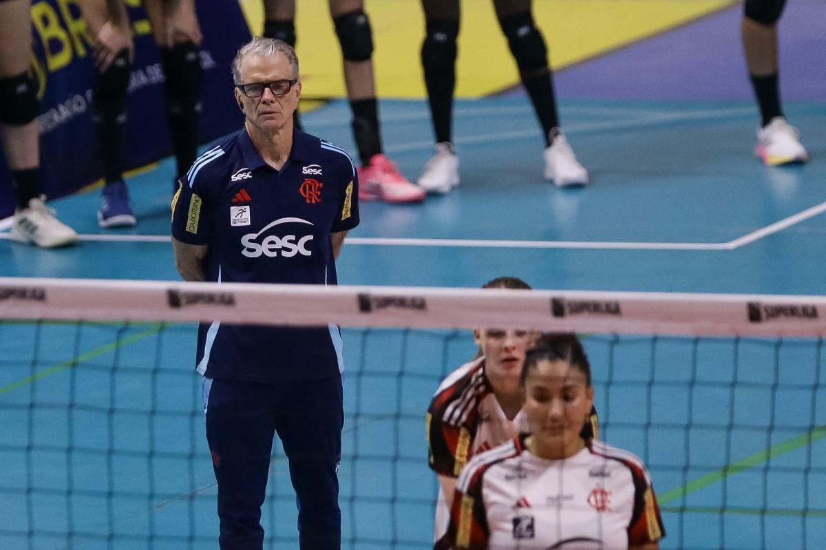 Flamengo e Sorocaba jogaram no Geraldão pela Superliga (Rafael Vieira/DP)