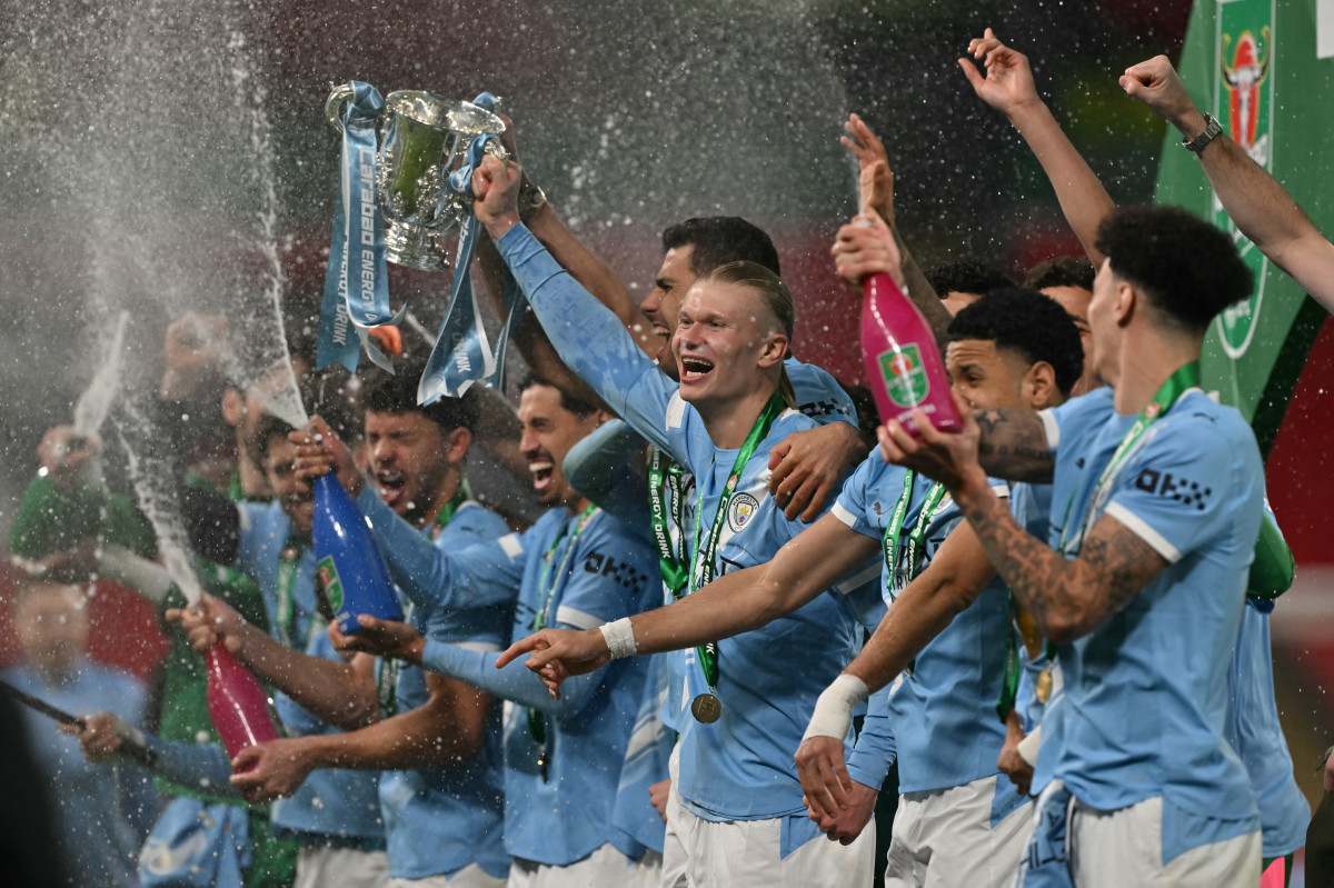 Manchester City campeão da Copa da Liga Inglesa 25/26/GLYN KIRK / AFP