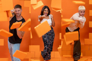 Jonas, Gabi e Juliano est&atilde;o no pared&atilde;o do BBB 26