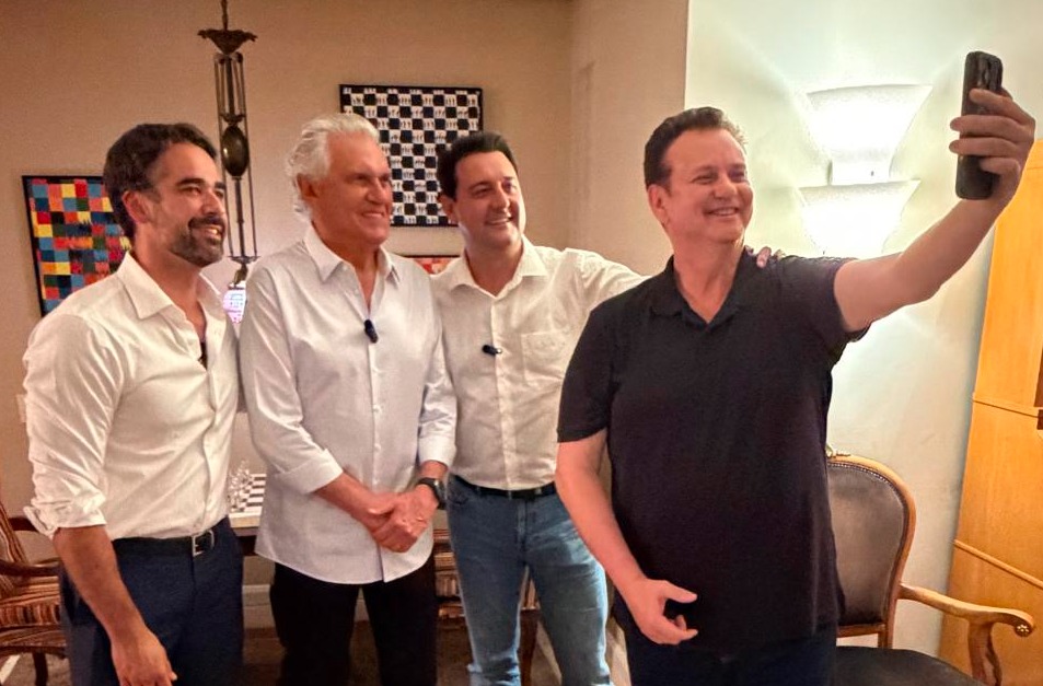 Presidenciáveis: Kassab com Leite, Caiado e Ratinho/Foto: Reprodução/Redes sociais