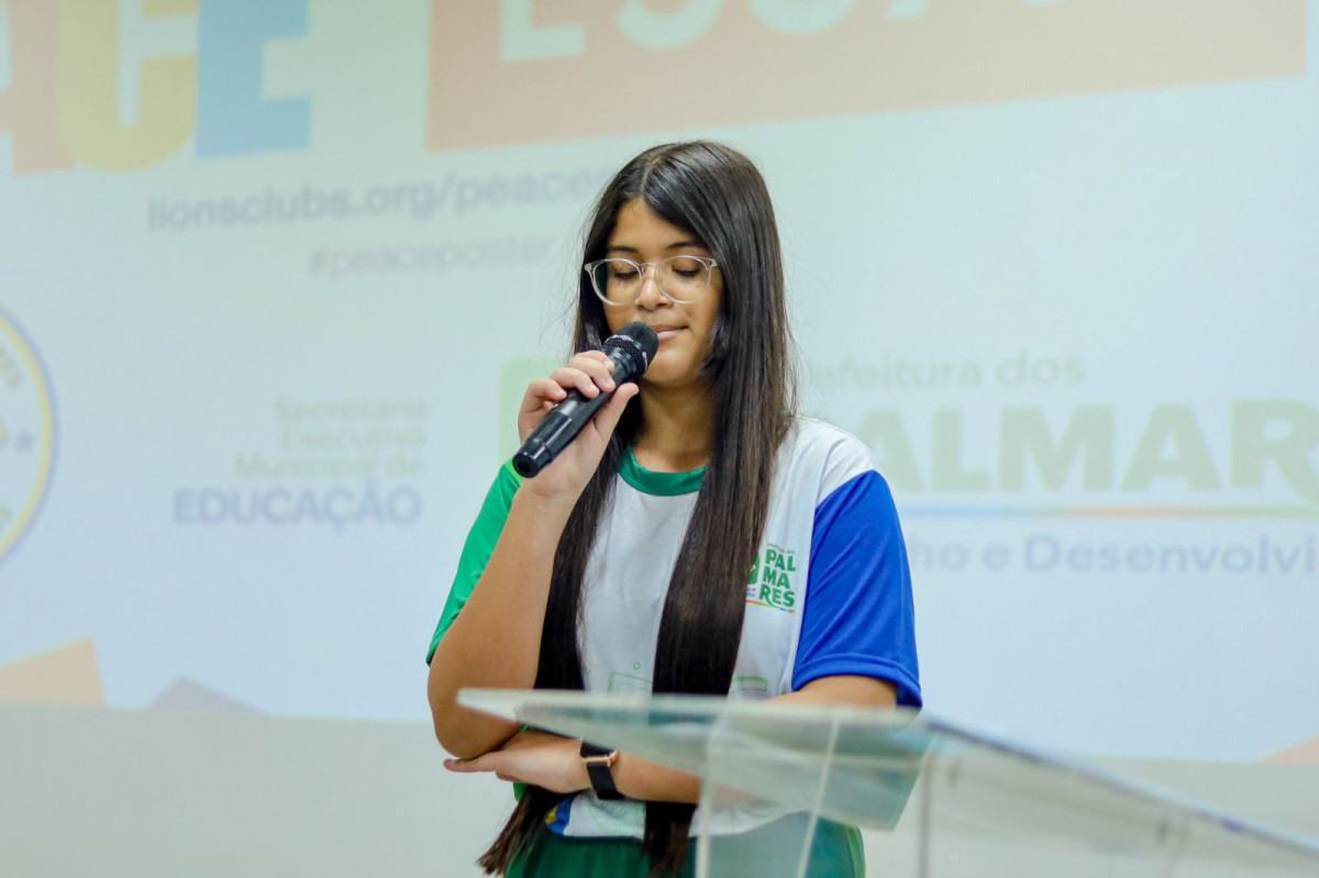 Adriane Mirelly venceu o Concurso Internacional de Redação da Paz/Foto: Divulgação