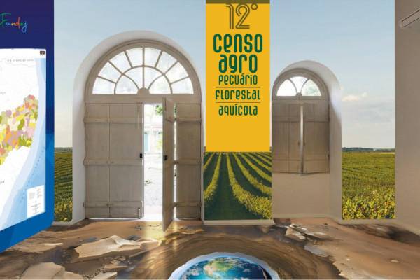 Área interna da Casa Brasil IBGE (Foto: Divulgação)