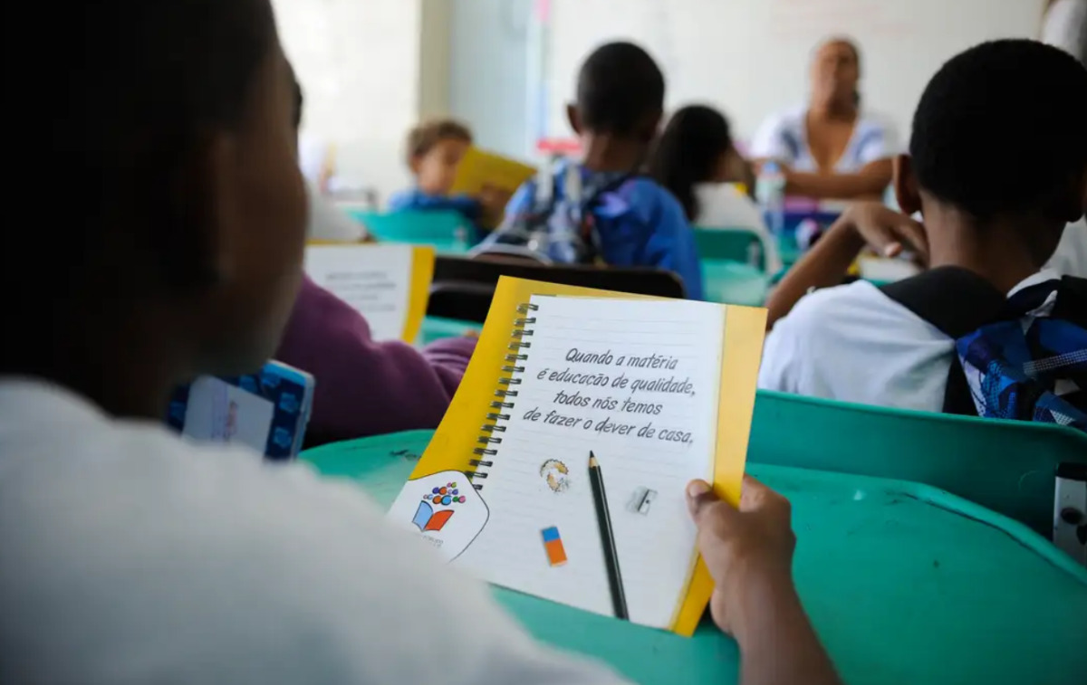Segundo o governo federal, Brasil atingiu a meta com 66% das crianças alfabetizadas em idade certa
/Tânia Rêgo/Agência Brasil