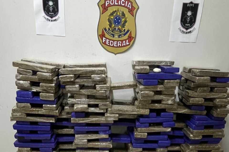 PF prende homens com 200kg de maconha e mil envelopes de cocaína na Mata Sul de Pernambuco/Foto: Ascom/PF