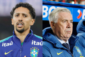 Ancelotti perde o capit&atilde;o Marquinhos e Sele&ccedil;&atilde;o chega a sete desfalques contra a Fran&ccedil;a.