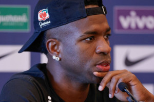 Vin&iacute;cius J&uacute;nior, atacante da Sele&ccedil;&atilde;o Brasileira