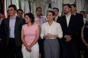 Governadora Raquel Lyra e sua vice, Priscila Krause, empossam novos gestores