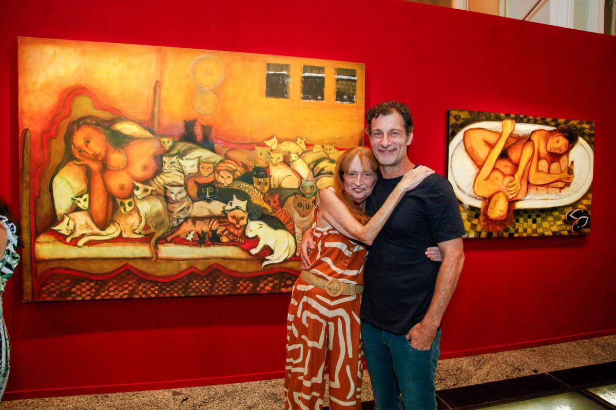 Tereza Rozowykwiat e o filho Daniel Rozowykwiat/Foto: Karol Rodrigues/DP