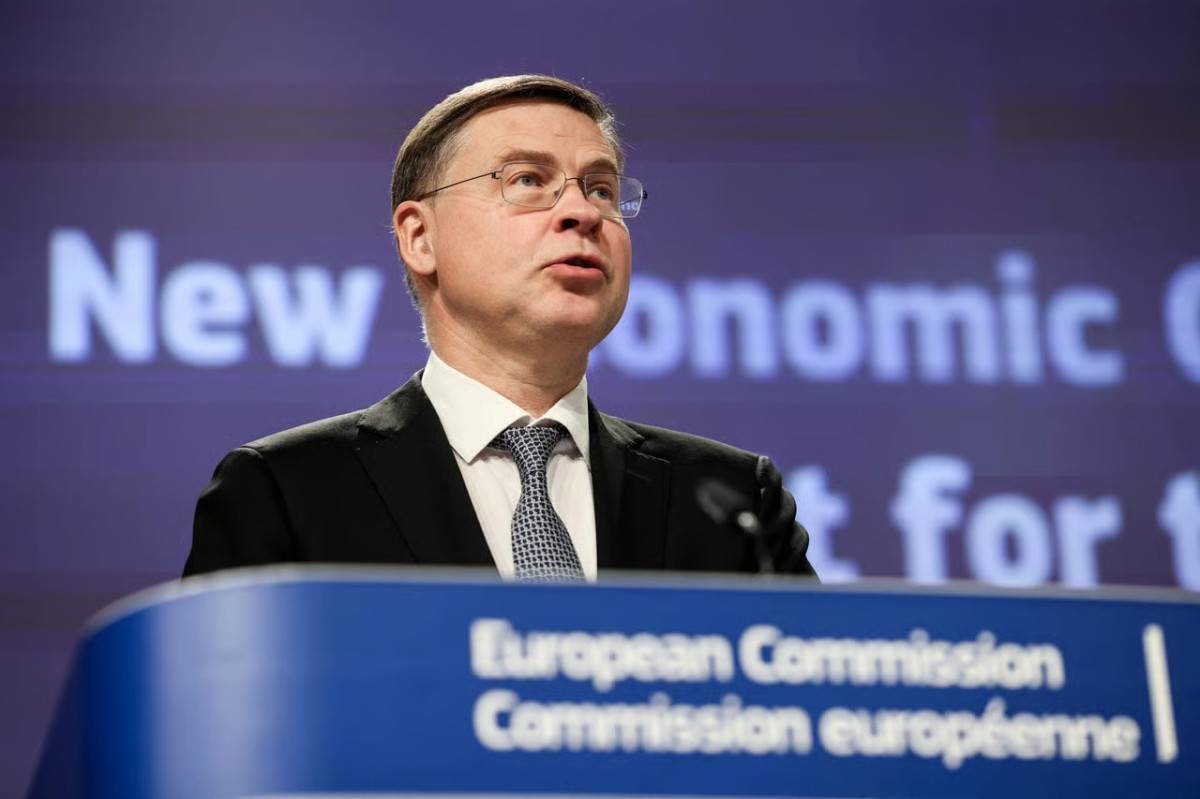 Comissário europeu para a Economia, Valdis Dombrovskis/Kenzo Tribouillard/AFP via Getty Images