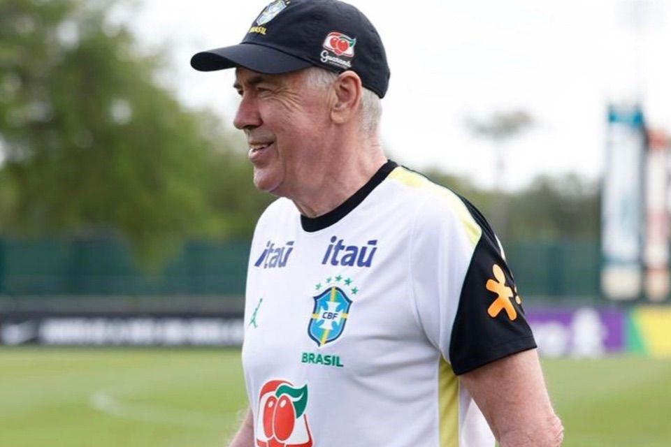 Carlo Ancelotti, técnico do Brasil/Rafael Ribeiro / CBF
