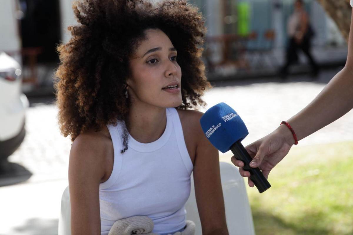 Ariel Lins, 27, demonstrou preocupações sobre o uso do novo armamento (Foto: Marina Torres/DP Foto)