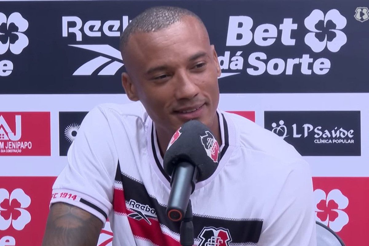 Jeferson, zagueiro do Santa Cruz/Reprodução