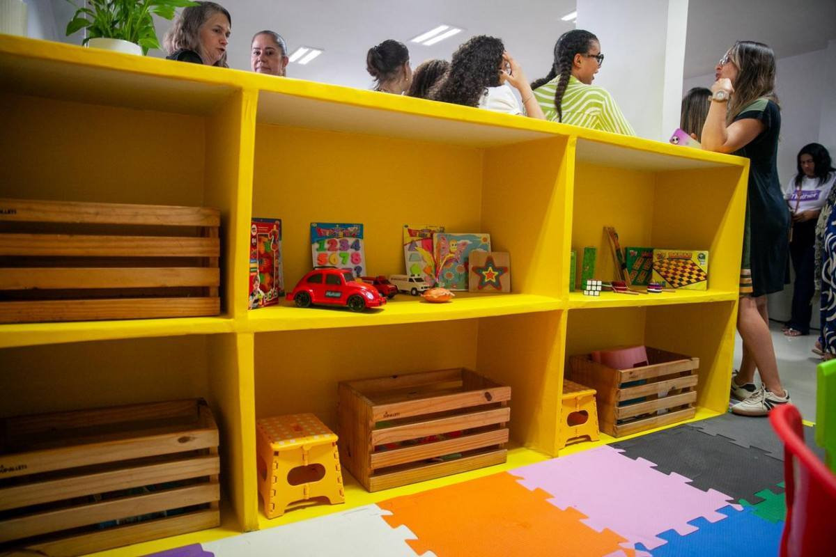 Espaço kid no Serviço Especializado e Regionalizado (SER) Clarice Lispector (Foto: Karol Rodrigues/DP Foto)