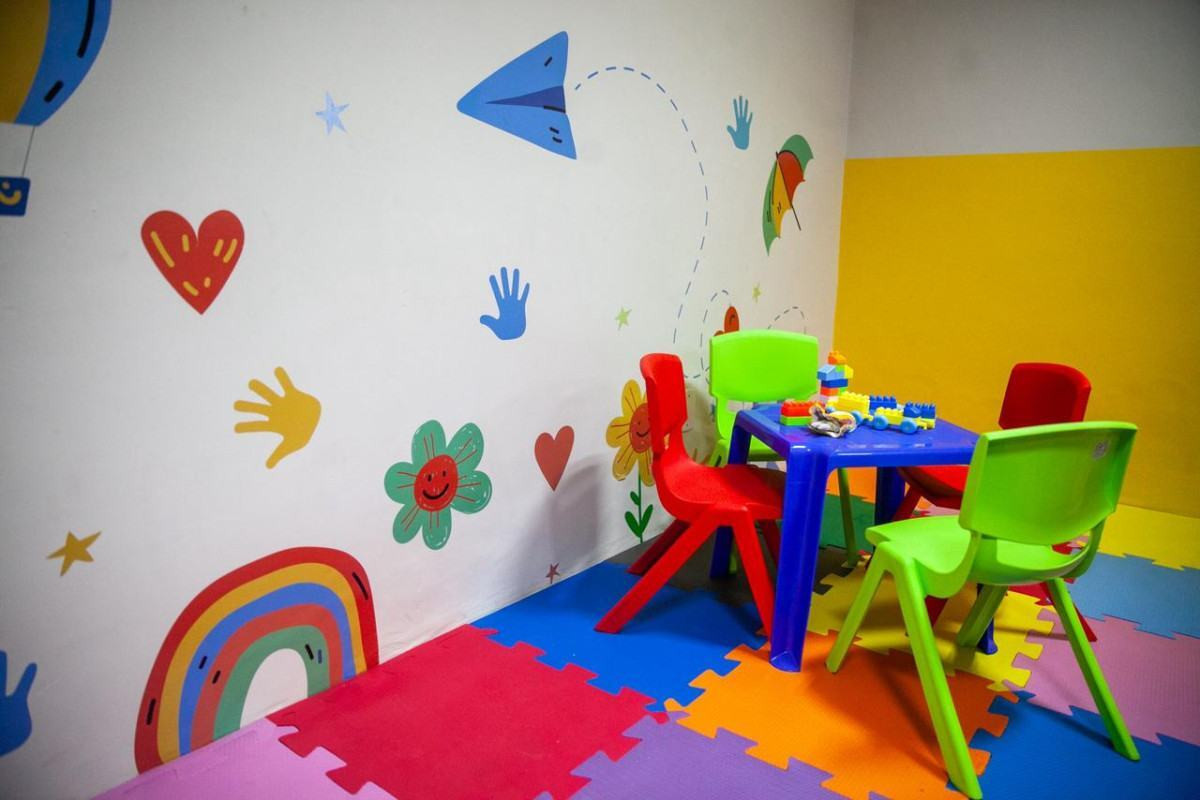 Espaço kid no Serviço Especializado e Regionalizado (SER) Clarice Lispector (Foto: Karol Rodrigues/DP Foto)
