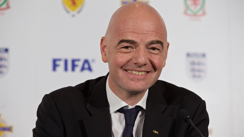 Presidente da Fifa, Gianni Infantino/Divulgação/FIFA