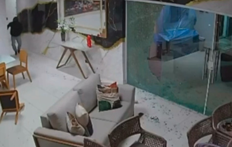 Câmera de segurança registrou morte de mulher em Gravatá/Reprodução de vídeo