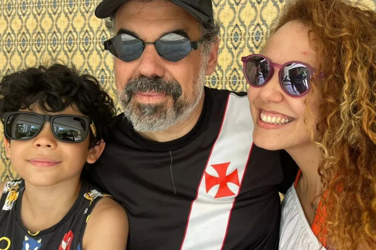 Francisco Farias, seu pai Vinicius Antunes e sua madrasta, Ana Souza (Foto: Reprodução/Instagram)