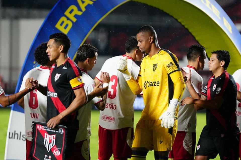 Partida entre Atlético-GO x Náutico na Série B/Divulgação / CNC