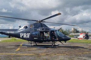V&iacute;tima de acidente em Gravat&aacute; foi socorrida de helic&oacute;ptero da PRF