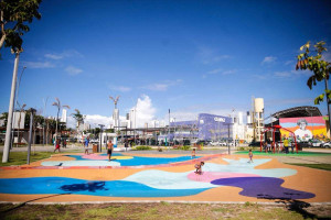 Parque Eduardo Campos foi entregue nesta quinta (2), no Pina, no Recife 