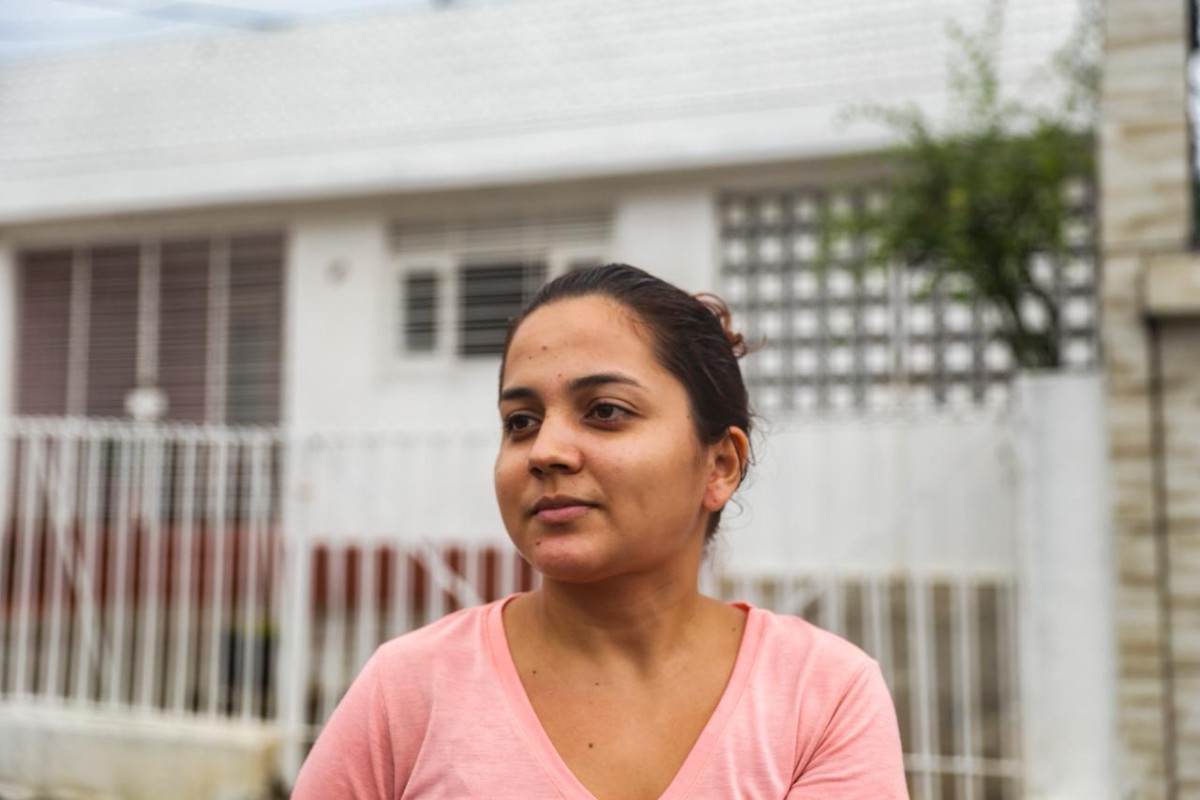 Camila desconhecia novo local de funcionamento da agência (Crysli Viana/DP Foto)