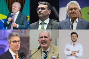 Lula, Fl&aacute;vio, Caiado, Zema, Aldo e Renan: os seis postulantes ao Planalto at&eacute; agora