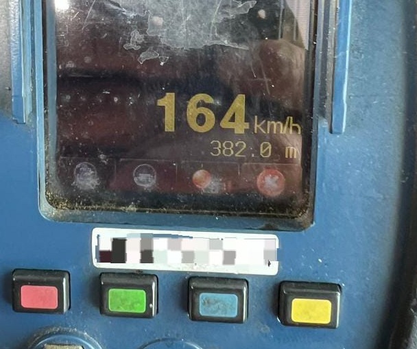 Radar marcou 164 km/h em carro na BR/PRF