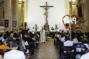 Missa de P&aacute;scoa na Catedral da S&eacute;, em Olinda