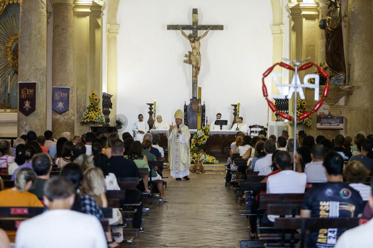 Missa de Páscoa na Catedral da Sé, em Olinda/Rafael Vieira/Fotos DP