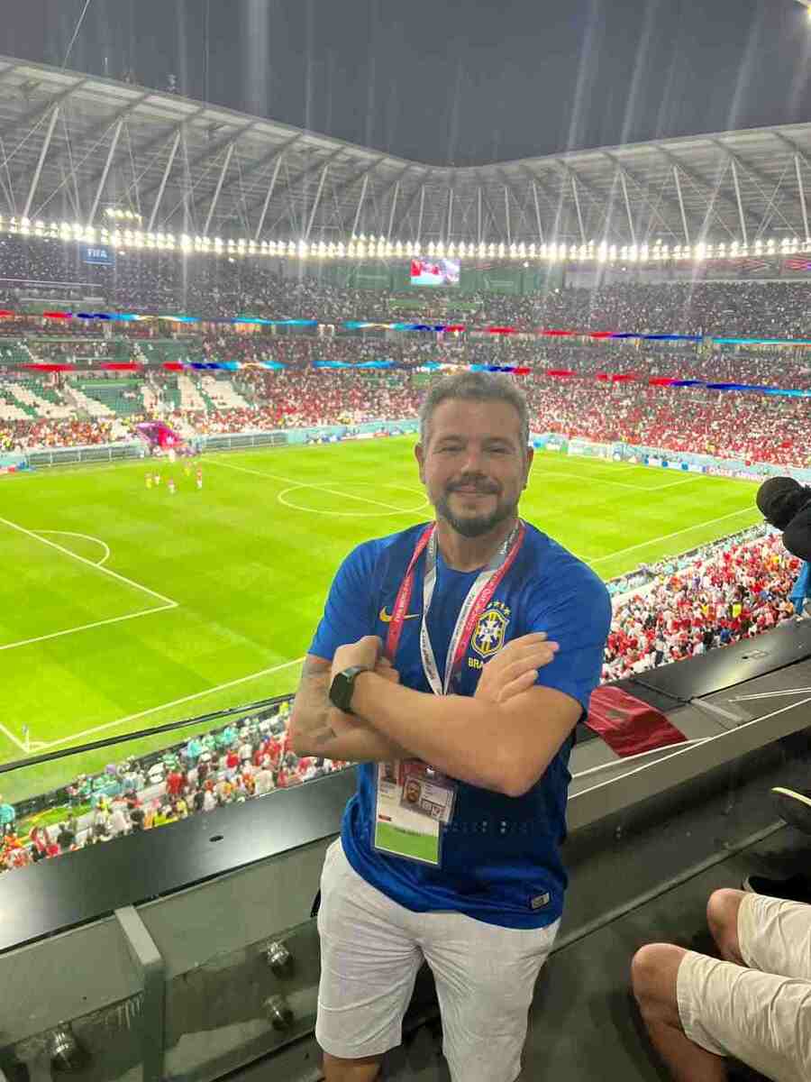 Experiência única: torcedores relatam emoção de viajar para acompanhar Brasil em Copas dos Mundo.
 (Foto: Arquivo pessoal)