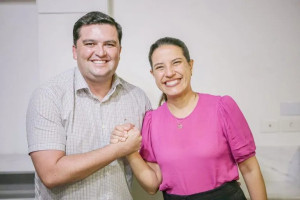 Governadora Raquel Lyra e Bruno Fran&ccedil;a