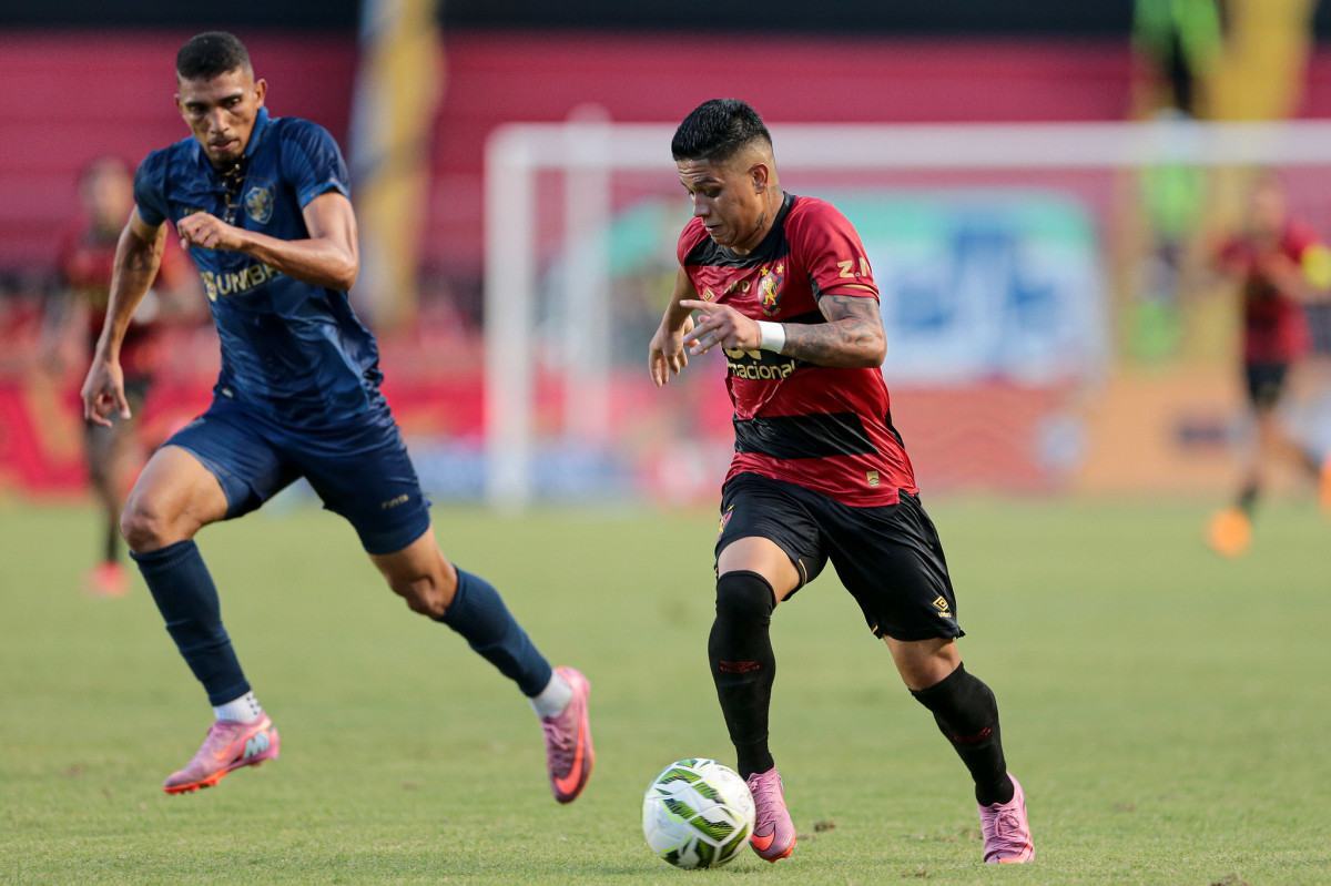 Gustavo Maia, atacante do Sport/Rafael Melo/FPF