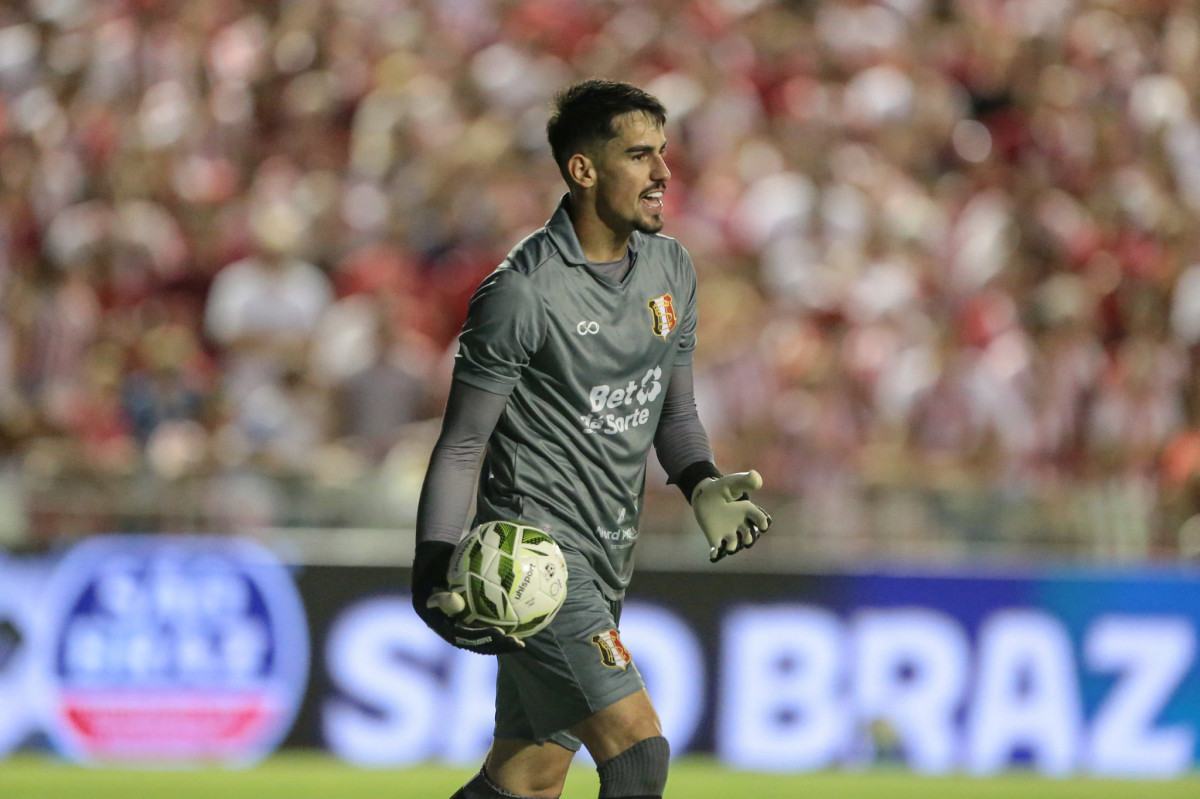 Gabriel Souza, goleiro do Santa Cruz/Rafael Melo/FPF