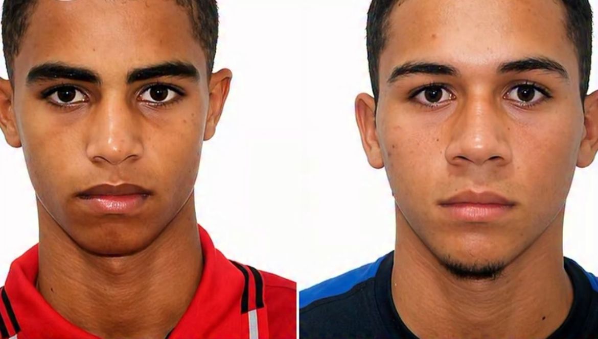 José Ewerton de Oliveira da Silva, de 20 anos, e José Jekson de Oliveira da Silva, de 16, morreram afogados em riacho/Foto: Reprodução