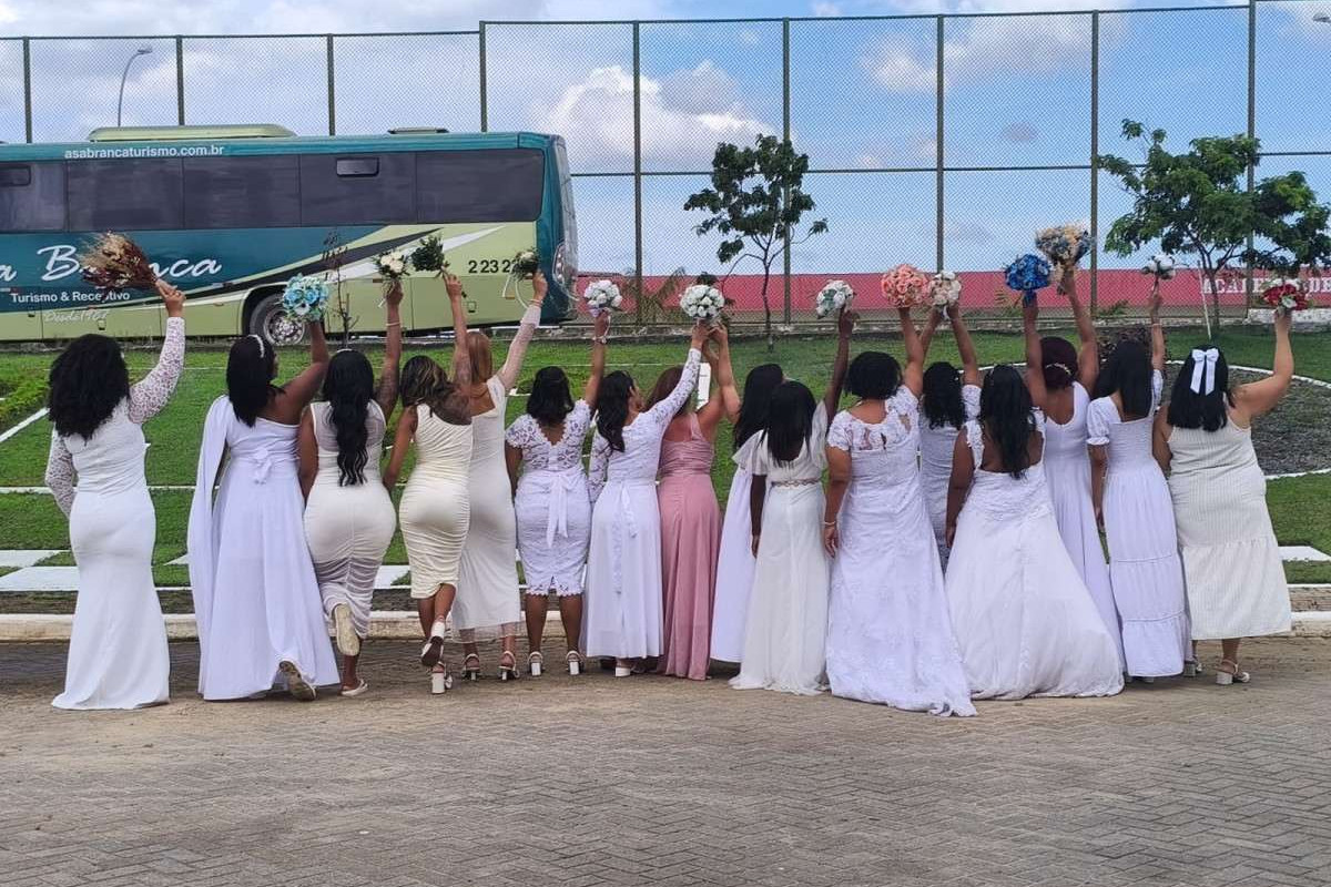 Presídio de Itaquintinga 1 promove casamento coletivo/Foto: Reprodução/Instagram