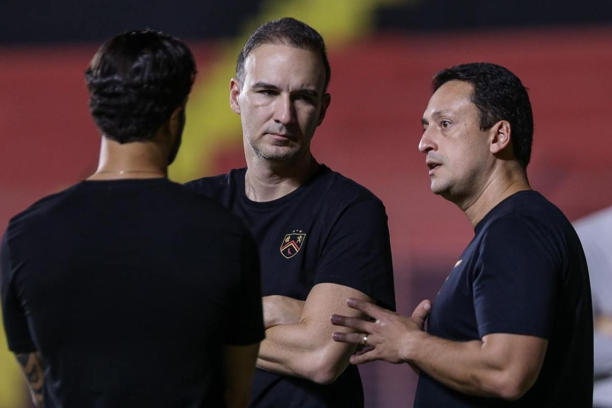 Matheus Souto Maior, presidente do Sport, e ítalo Rodrigues, executivo de futebol/Rafael Vieira