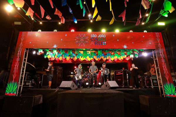 A abertura do São João 2026 no Pátio de Eventos Luiz Gonzaga, no centro de Caruaru, está marcada para o dia 30 de maio (Foto: Divulgação / Prefeitura de Caruaru)